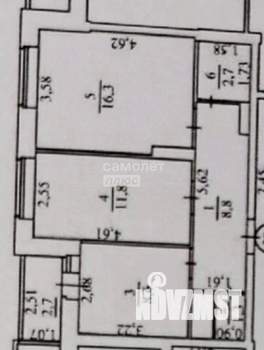2-к квартира, вторичка, 50м2, 5/17 этаж