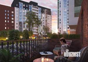 1-к квартира, строящийся дом, 38м2, 10/10 этаж