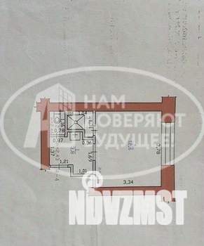1-к квартира, вторичка, 19м2, 2/6 этаж