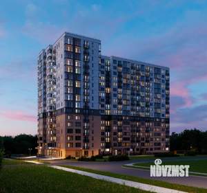 Студия квартира, строящийся дом, 33м2, 10/17 этаж