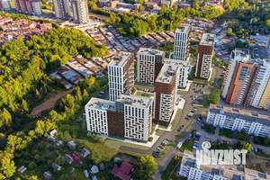 2-к квартира, строящийся дом, 54м2, 16/17 этаж