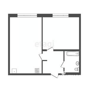 2-к квартира, вторичка, 46м2, 11/16 этаж