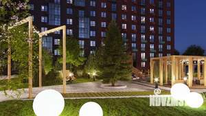 1-к квартира, строящийся дом, 45м2, 15/17 этаж