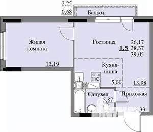 Фото квартиры на продажу (1)