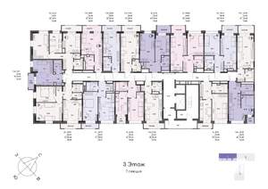 2-к квартира, вторичка, 49м2, 3/17 этаж