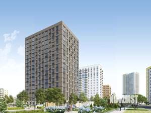 1-к квартира, строящийся дом, 39м2, 12/17 этаж