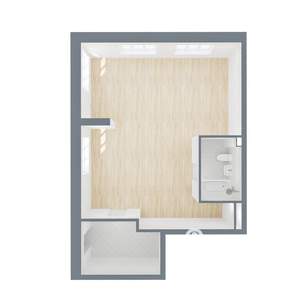 2-к квартира, вторичка, 65м2, 1/17 этаж