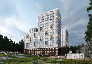 3-к квартира, строящийся дом, 86м2, 8/17 этаж