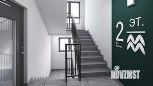 2-к квартира, строящийся дом, 56м2, 12/17 этаж
