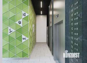 1-к квартира, строящийся дом, 38м2, 24/25 этаж