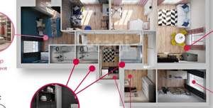 4-к квартира, вторичка, 111м2, 10/14 этаж