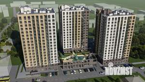 2-к квартира, строящийся дом, 42м2, 15/17 этаж