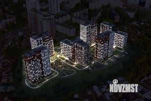 2-к квартира, строящийся дом, 55м2, 15/17 этаж