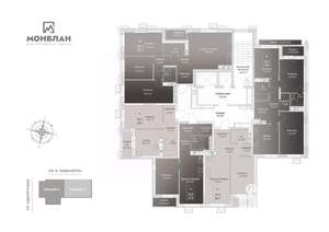 2-к квартира, сданный дом, 50м2, 13/17 этаж