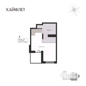 1-к квартира, вторичка, 71м2, 17/17 этаж