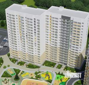 1-к квартира, строящийся дом, 45м2, 18/18 этаж