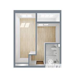 1-к квартира, строящийся дом, 34м2, 6/17 этаж