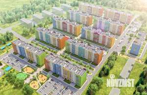 2-к квартира, строящийся дом, 46м2, 5/8 этаж