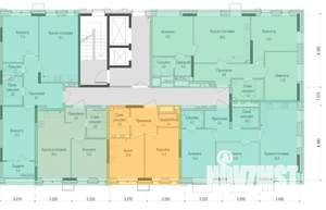 3-к квартира, строящийся дом, 74м2, 2/17 этаж