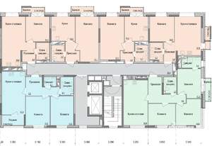 1-к квартира, строящийся дом, 35м2, 14/14 этаж