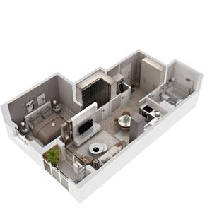 2-к квартира, строящийся дом, 52м2, 5/17 этаж