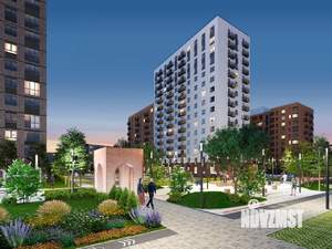 2-к квартира, строящийся дом, 53м2, 14/17 этаж