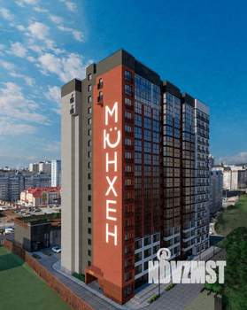 2-к квартира, строящийся дом, 56м2, 3/17 этаж