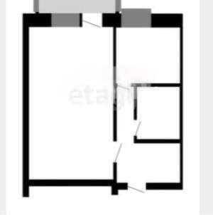 1-к квартира, вторичка, 29м2, 5/5 этаж