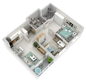 3-к квартира, вторичка, 56м2, 17/25 этаж