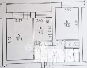 2-к квартира, вторичка, 47м2, 10/10 этаж
