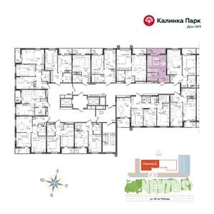 Студия квартира, вторичка, 27м2, 11/17 этаж