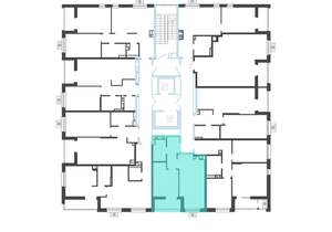 1-к квартира, вторичка, 40м2, 2/16 этаж