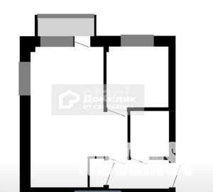 1-к квартира, вторичка, 31м2, 4/5 этаж