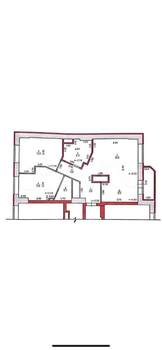 3-к квартира, вторичка, 70м2, 3/10 этаж
