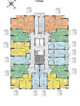 2-к квартира, вторичка, 45м2, 7/17 этаж
