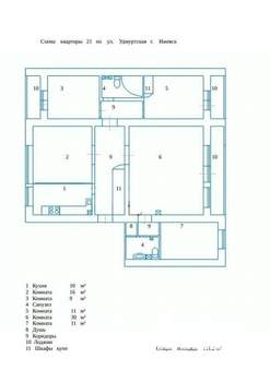 5-к квартира, вторичка, 111м2, 7/10 этаж