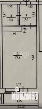 Студия квартира, вторичка, 23м2, 4/17 этаж