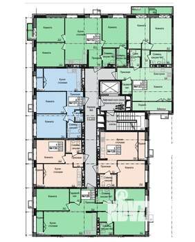 3-к квартира, строящийся дом, 70м2, 2/17 этаж
