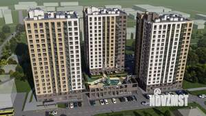 2-к квартира, строящийся дом, 55м2, 11/17 этаж
