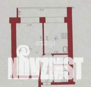 1-к квартира, вторичка, 33м2, 12/12 этаж