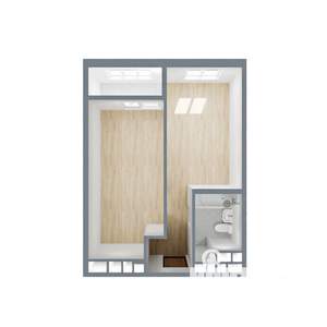 1-к квартира, вторичка, 45м2, 6/17 этаж