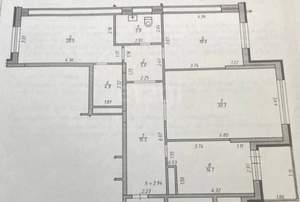 3-к квартира, вторичка, 115м2, 4/12 этаж