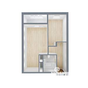 1-к квартира, вторичка, 43м2, 9/17 этаж