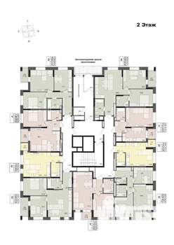 1-к квартира, строящийся дом, 33м2, 2/17 этаж