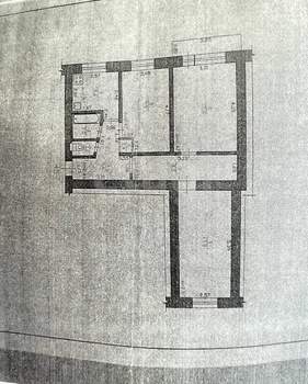 3-к квартира, вторичка, 58м2, 3/5 этаж