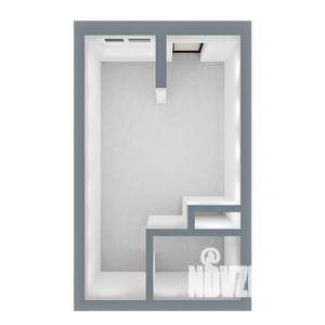 Студия квартира, вторичка, 25м2, 1/17 этаж