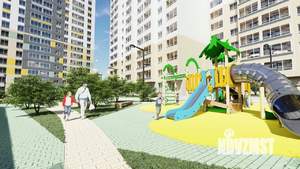 2-к квартира, строящийся дом, 60м2, 17/18 этаж