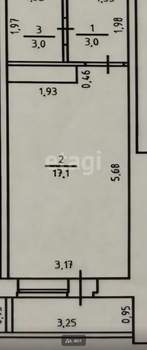 Студия квартира, вторичка, 23м2, 4/17 этаж