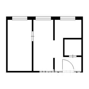 2-к квартира, вторичка, 47м2, 2/5 этаж