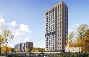 2-к квартира, вторичка, 66м2, 22/24 этаж